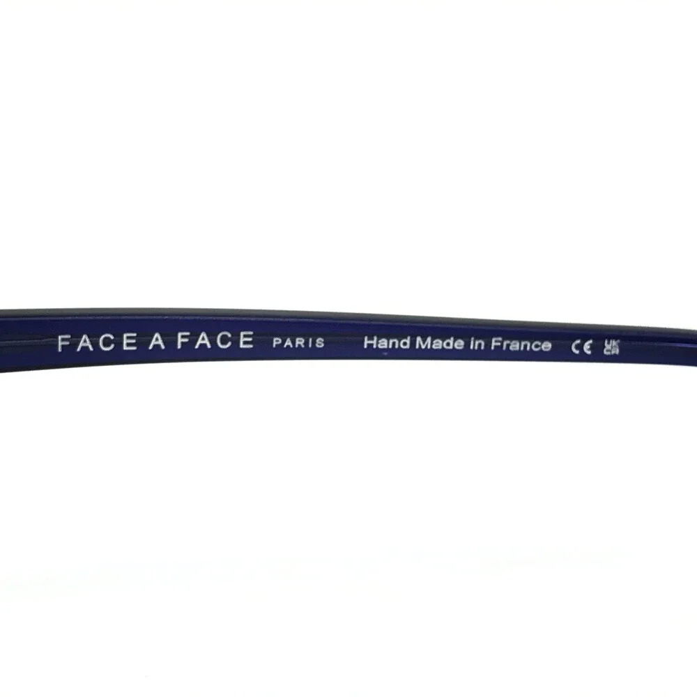 Bocca by Face A Face Eyeglasses Frames KAHLO 3 Col 2162 Flashy Blue 55-16-145